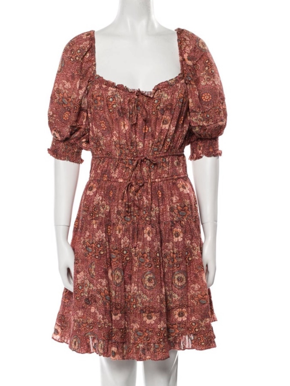 Ulla Johnson Juniper Puff Sleeve Mini Dress